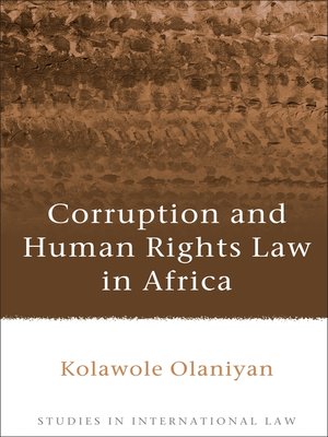 cover image of Corruption and Human Rights Law in Africa